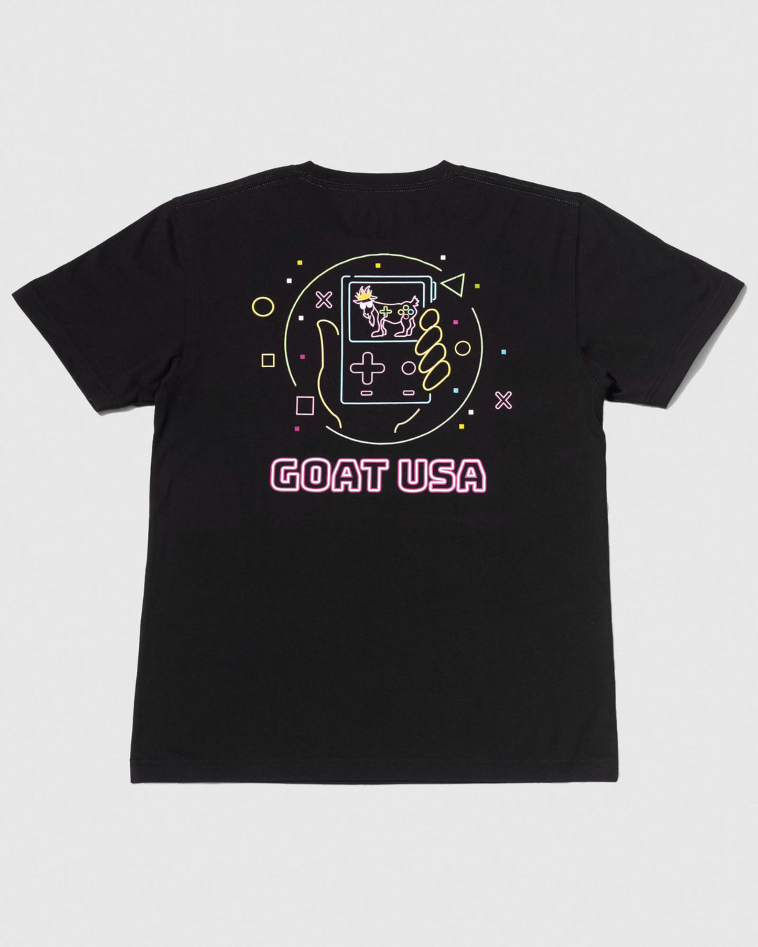 Black T-Shirt with handheld game design