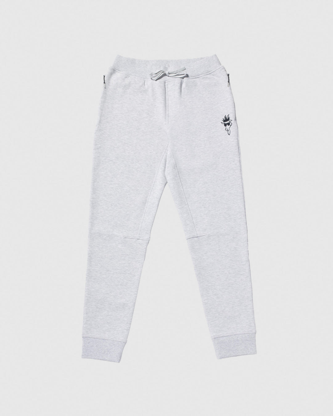 Front of pale gray performance joggers#color_pale-gray