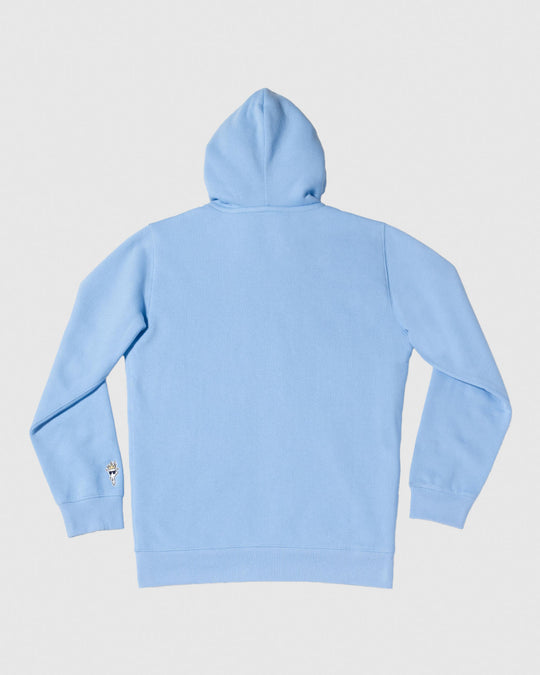 Back of Carolina Blue sherpa-lined full-zip sweatshirt#color_carolina-blue