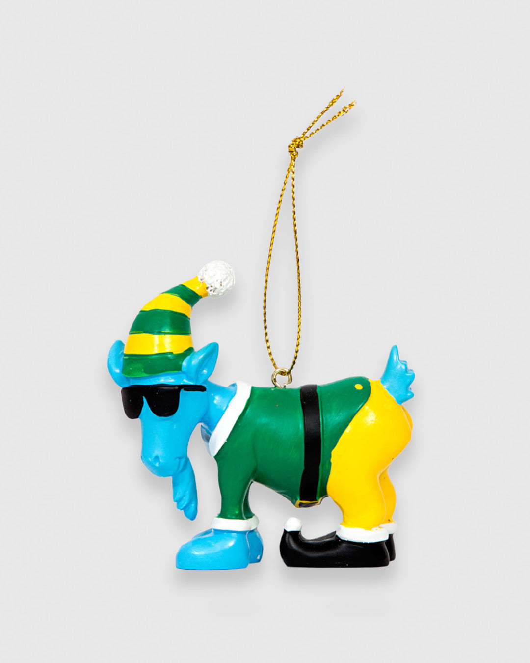 Elf GOAT Ornament side view