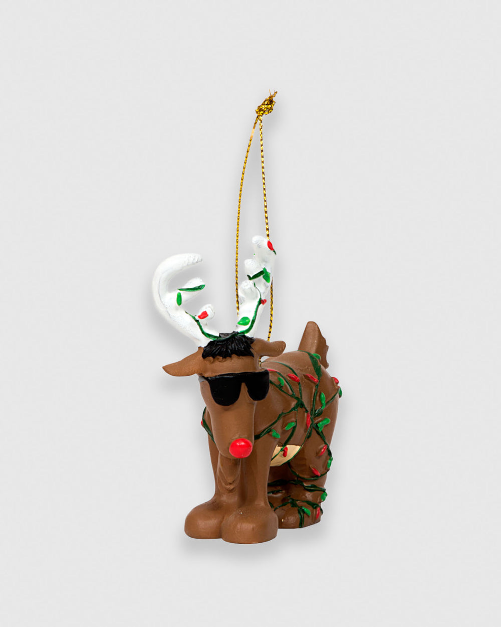 Front view of Reindeer GOAT Ornament