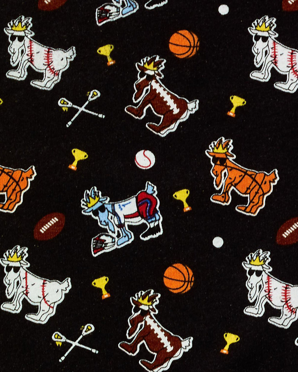 Close-up of sports goat pattern