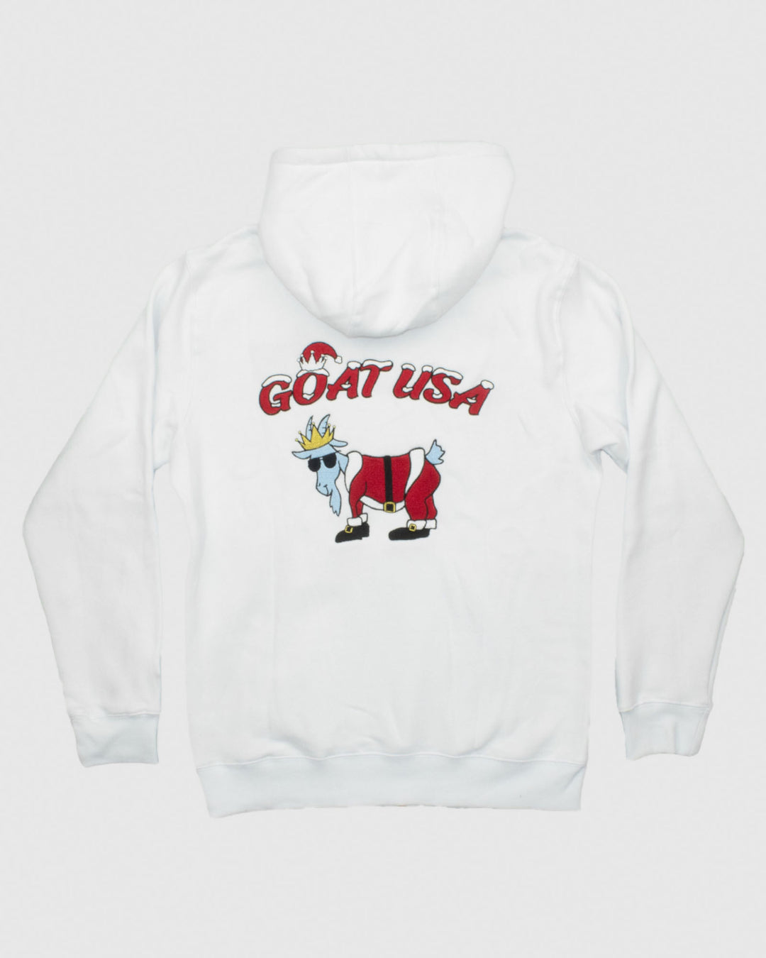 Back of Santa Hooded Sweatshirt