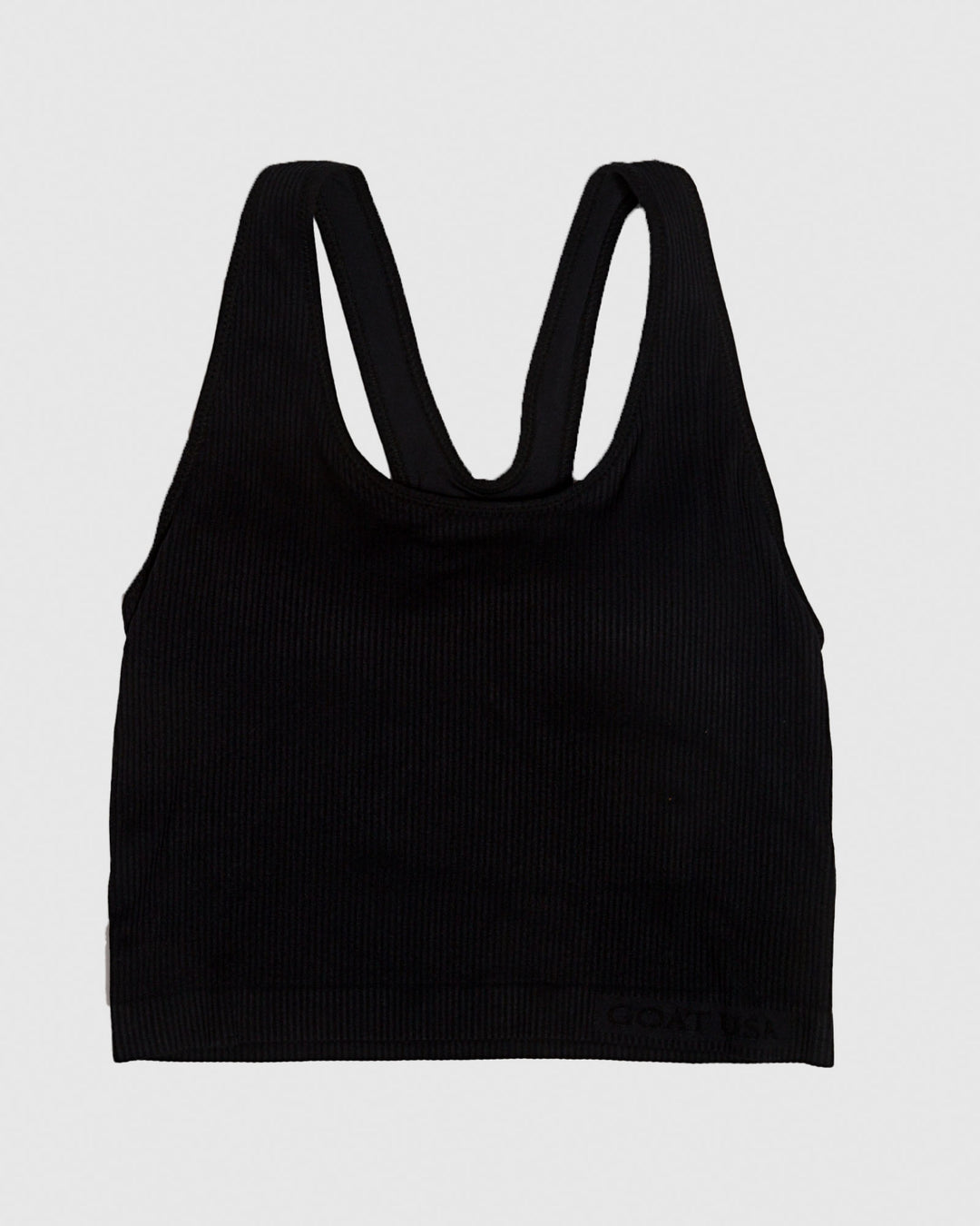 Black women's cut tank top#color_black