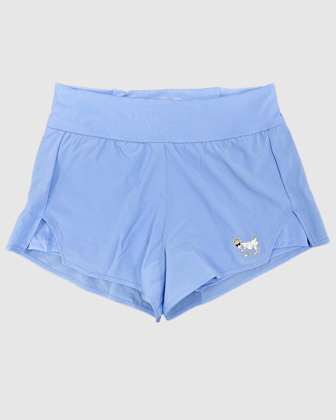 Carolina Blue women's cut athletic shorts#color_carolina-blue