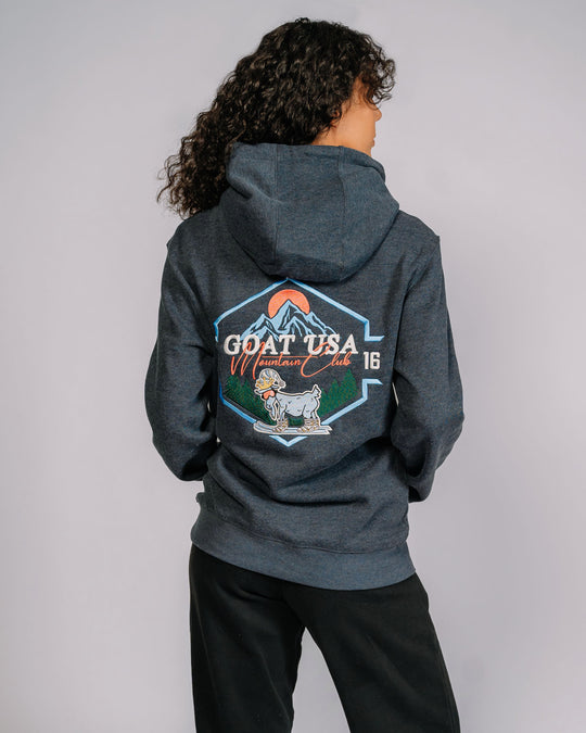 Mountain Club Hooded Sweatshirt (Navy)