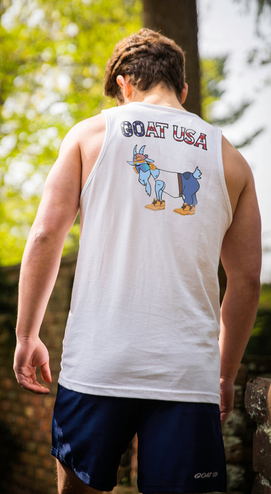 Mullet GOAT Tank Top:: White